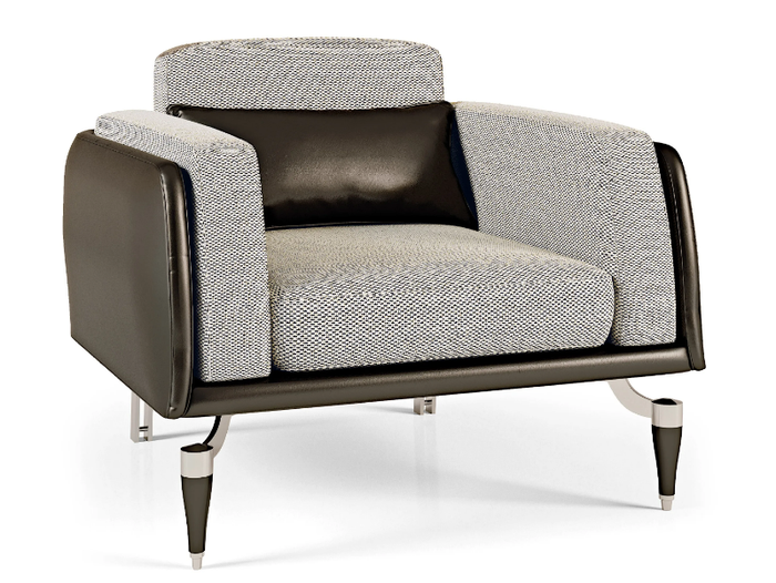 THE MAJESTIC - Upholstered fabric armchair with armrests _ Bellotti Ezio